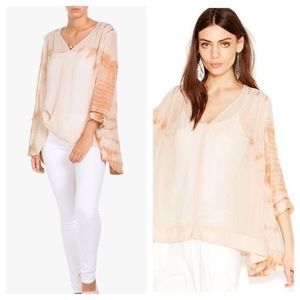 Free people tie dye me down blouse
